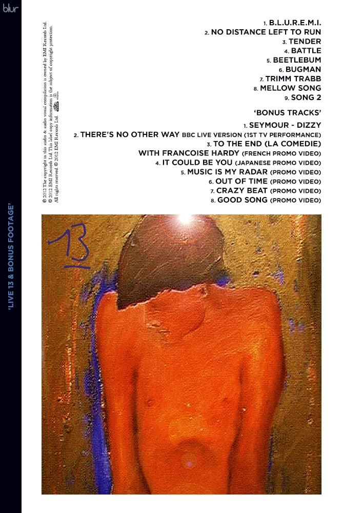 Blur: Live 13 & Bonus Footage full movie