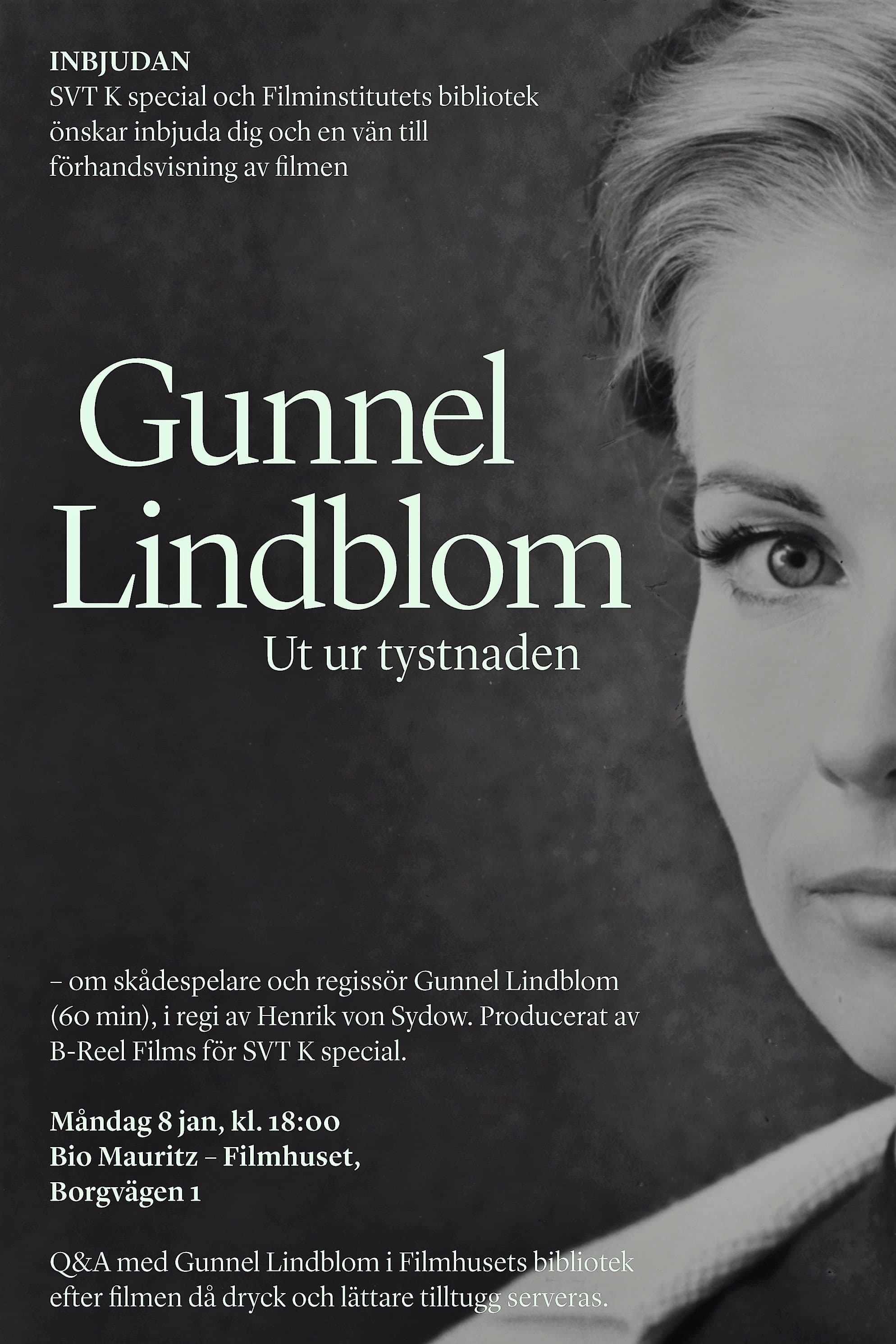 Gunnel Lindblom: ut ur tystnaden full movie