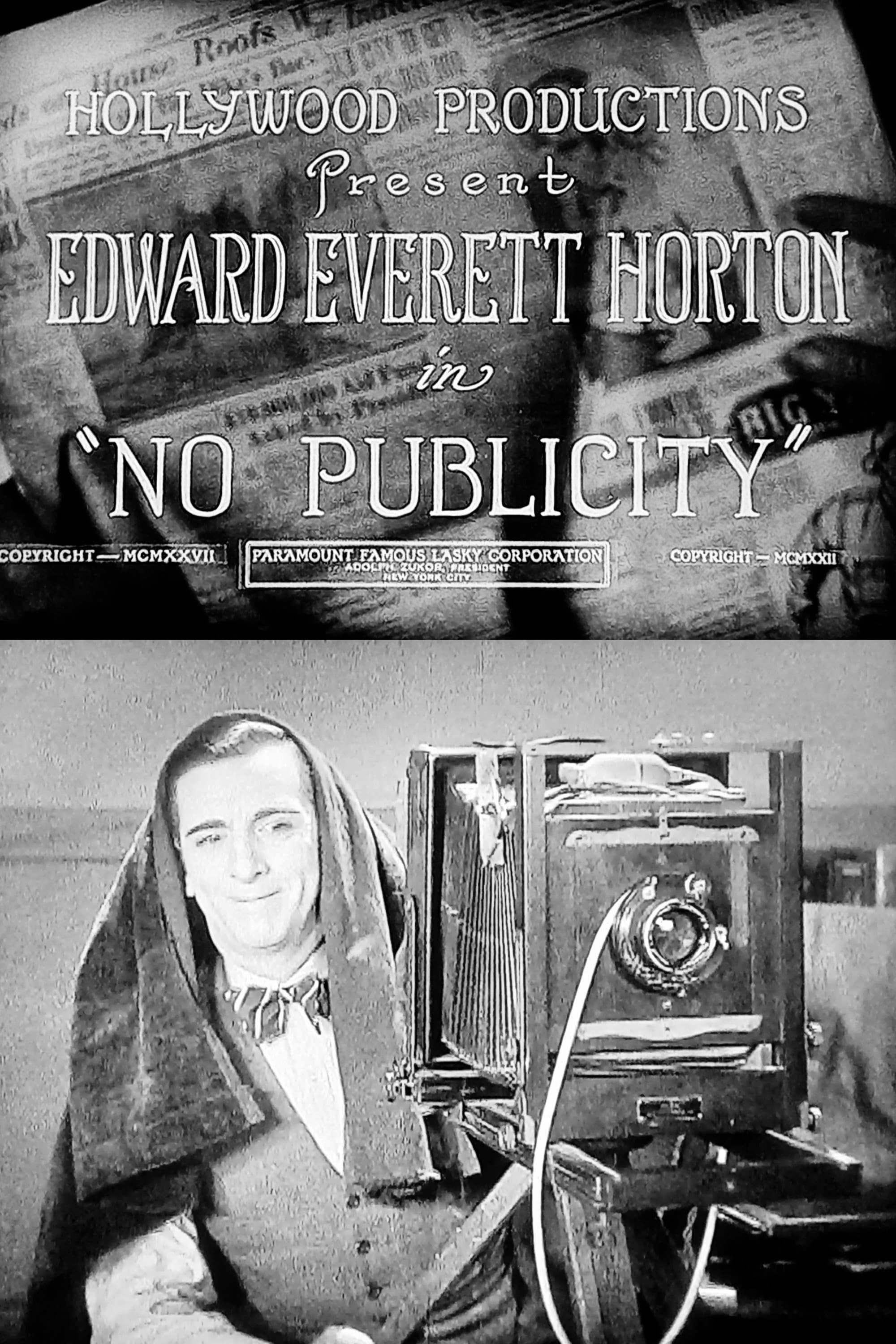 No Publicity full movie