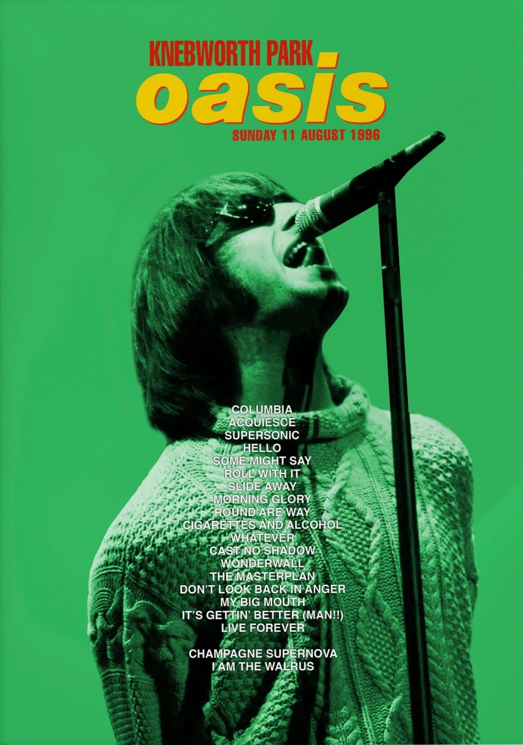 Oasis: Second Night Live at Knebworth Park full movie