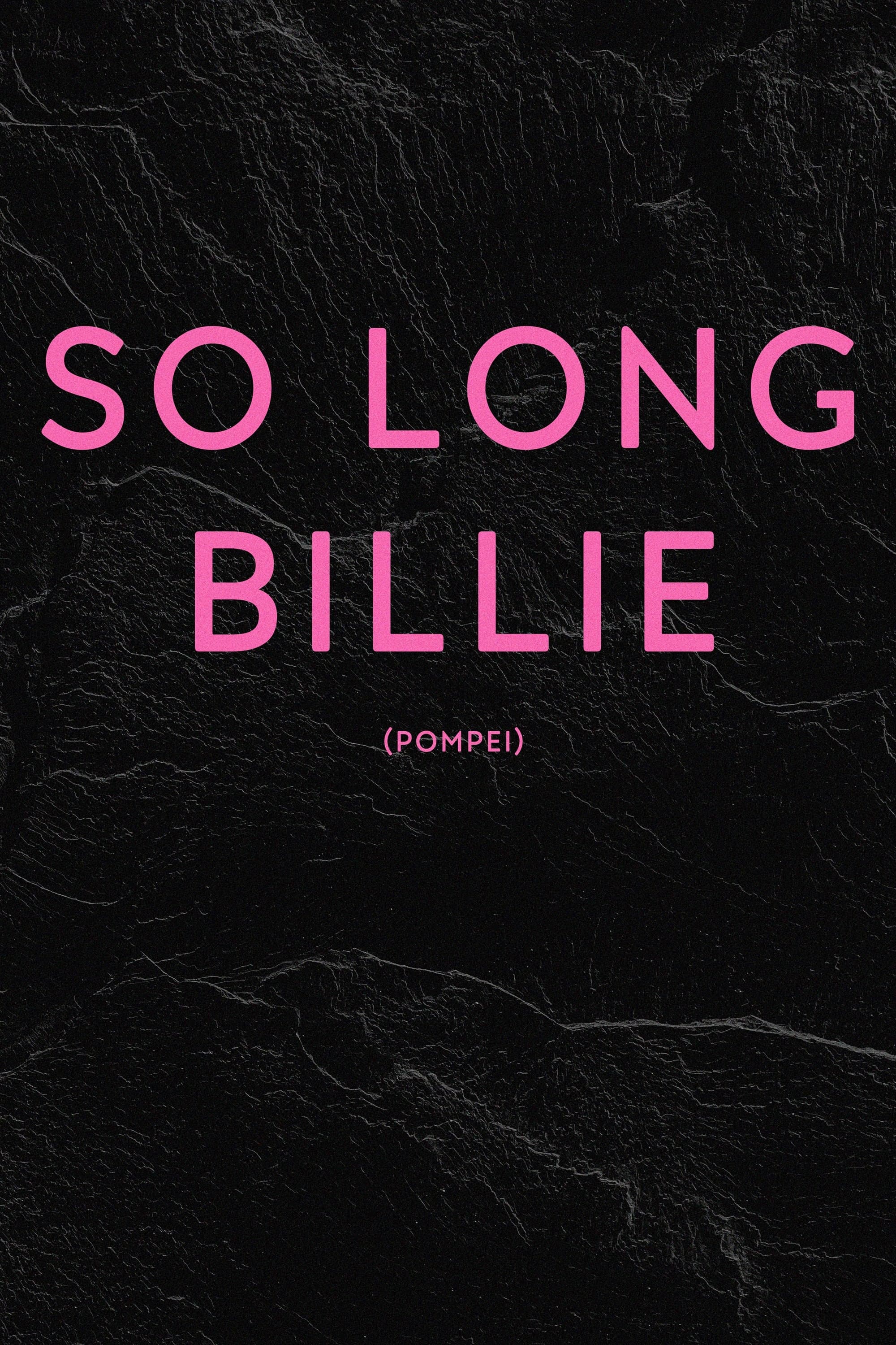 So Long Billie full movie