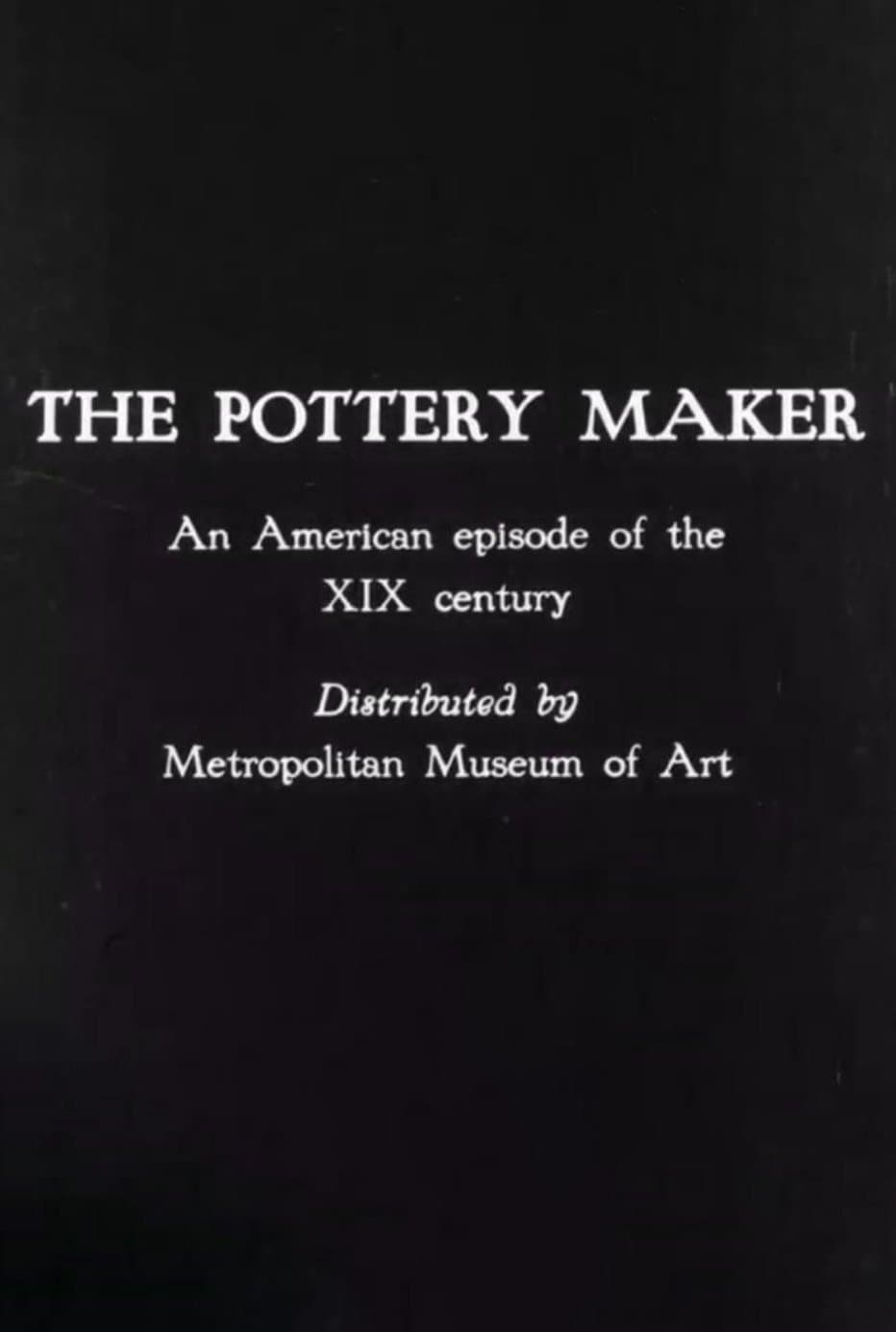 The Pottery Maker full movie
