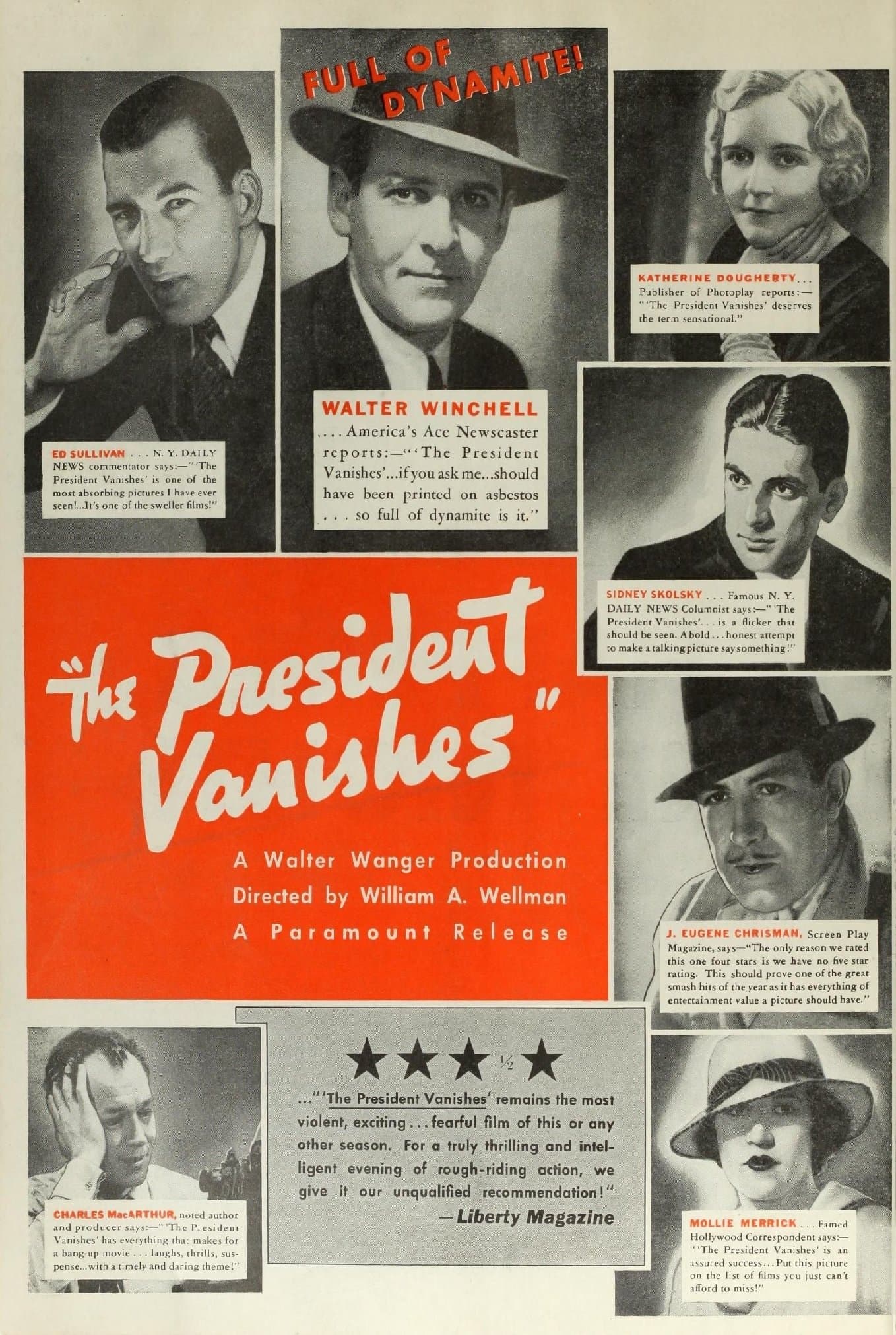 The President Vanishes full movie