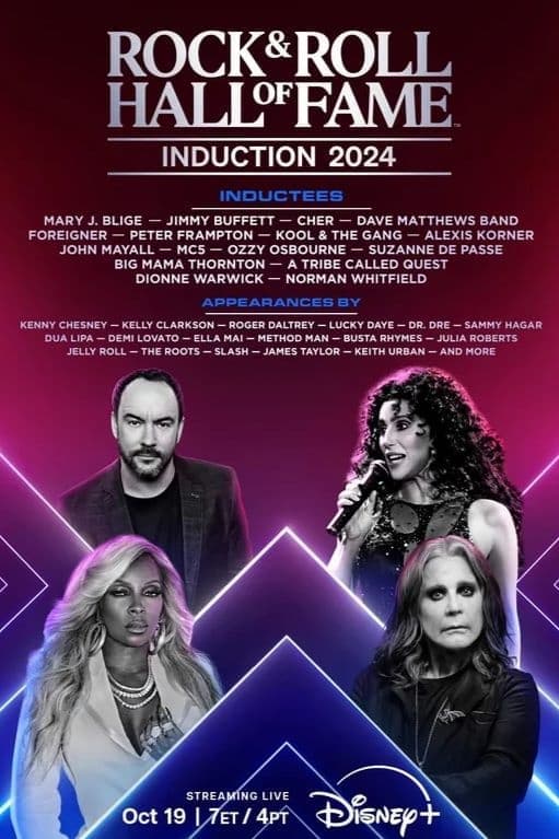 2024 Rock & Roll Hall of Fame Induction Ceremony full movie