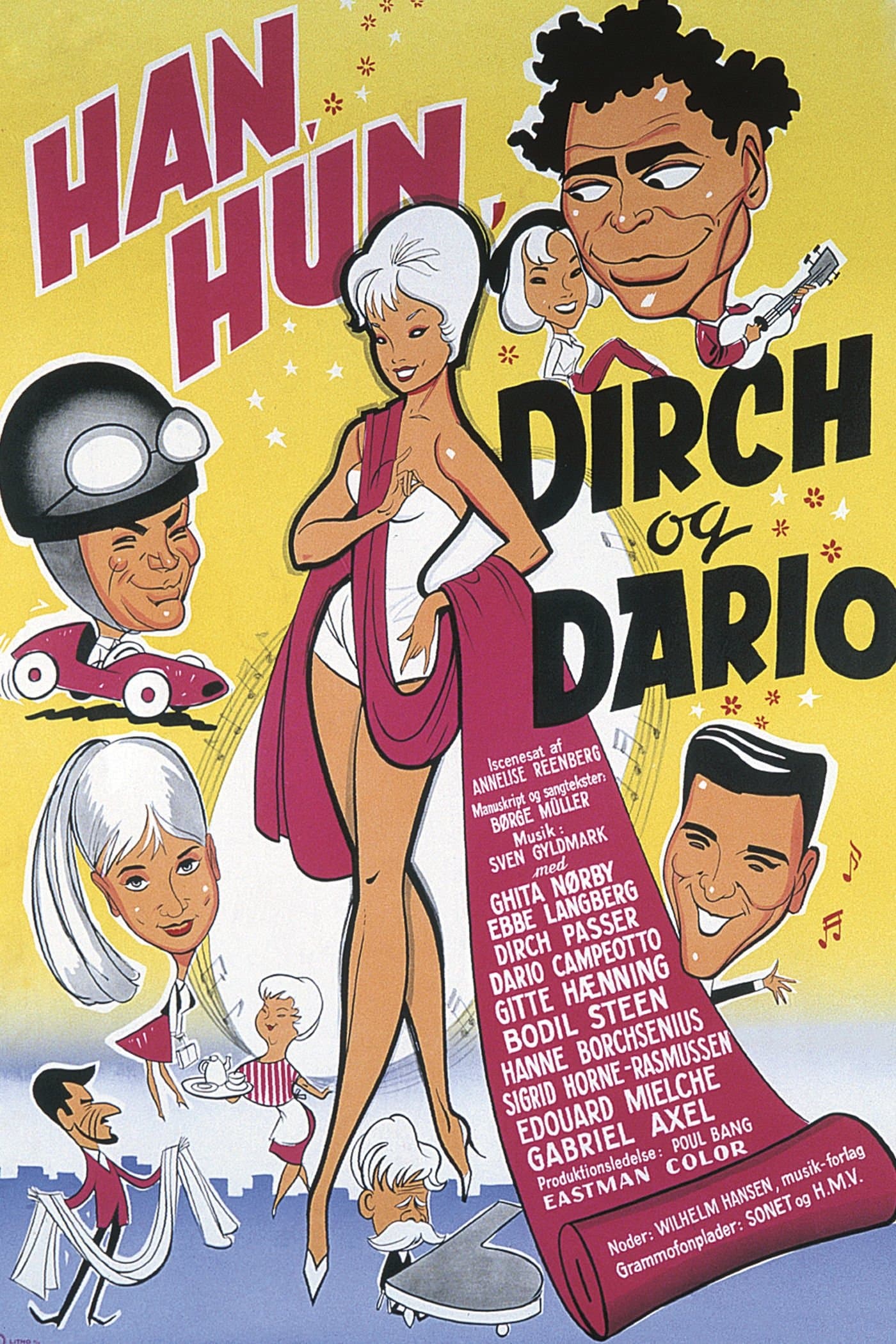 Han, hun, Dirch og Dario full movie