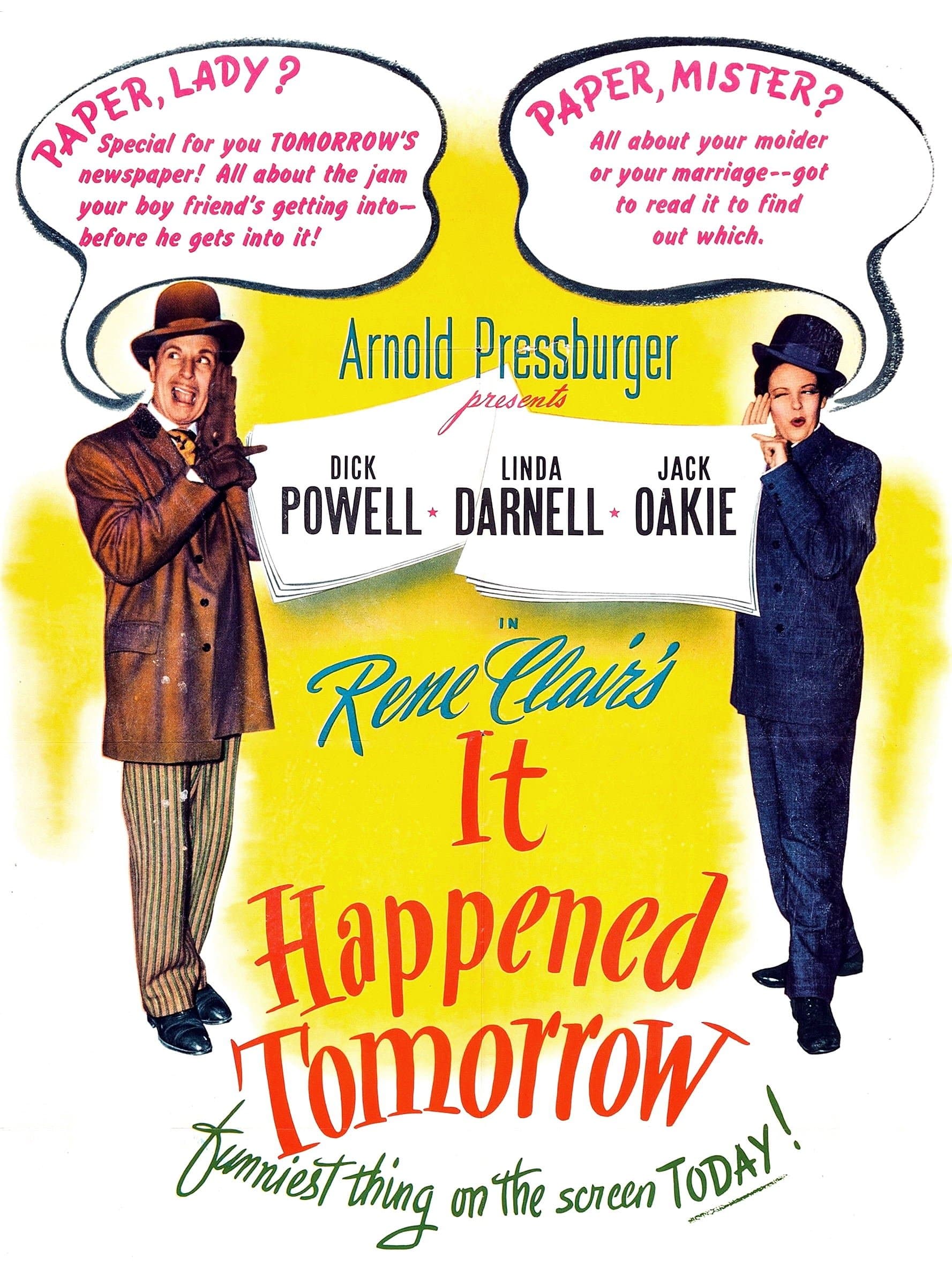 It Happened Tomorrow full movie