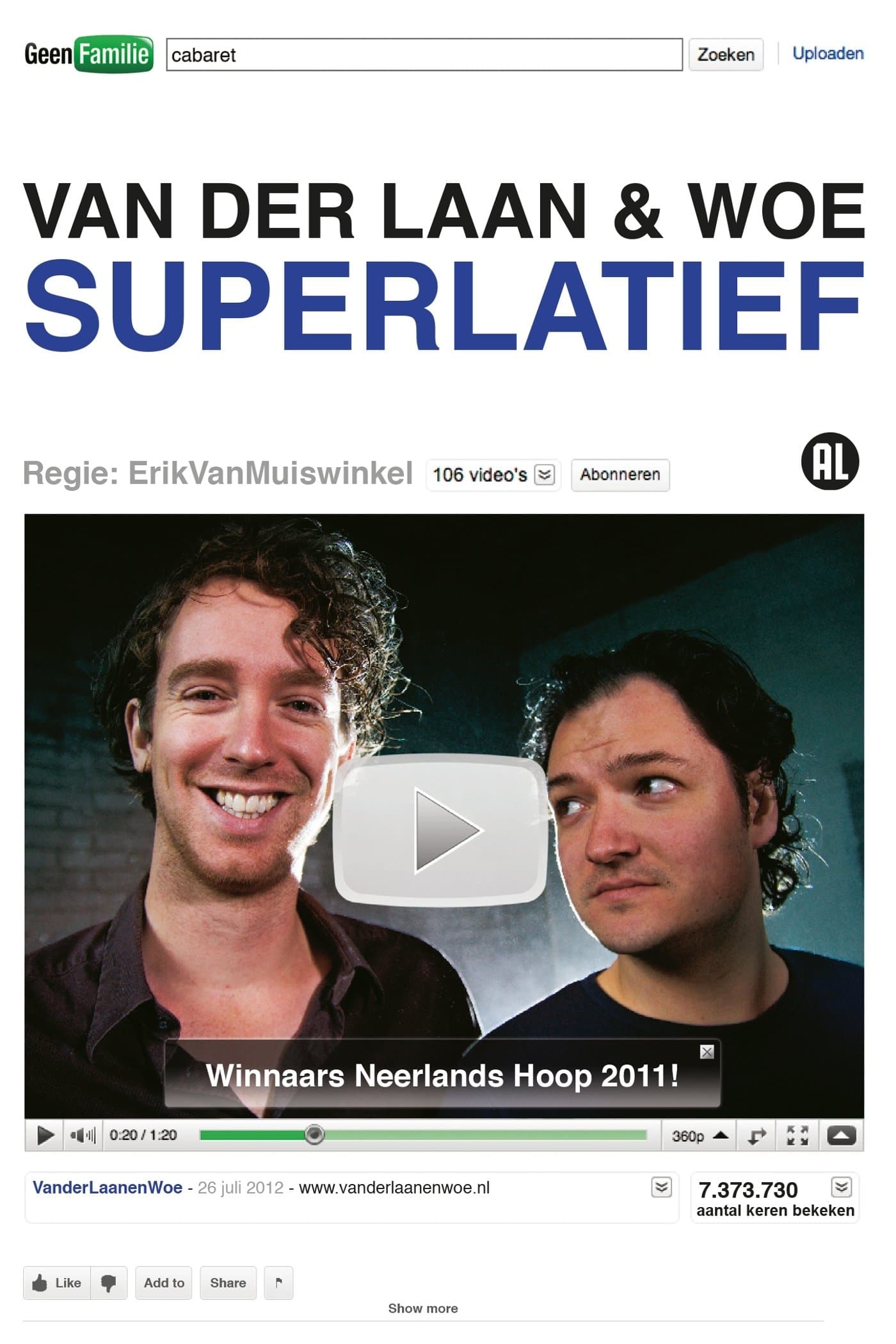 Van der Laan & Woe: Superlatief full movie