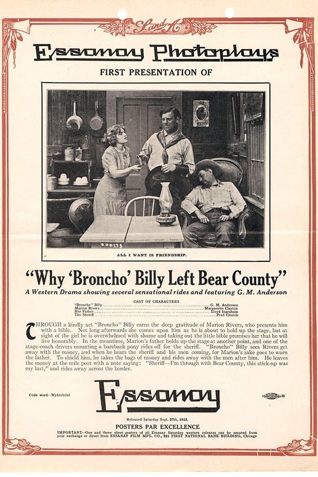 Why Broncho Billy Left Bear County full movie